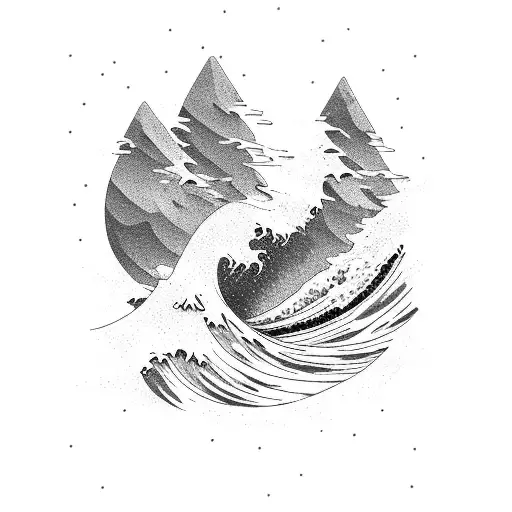 California Waves And The Rocky Mountains Of Tennessee Forearm Sleeve