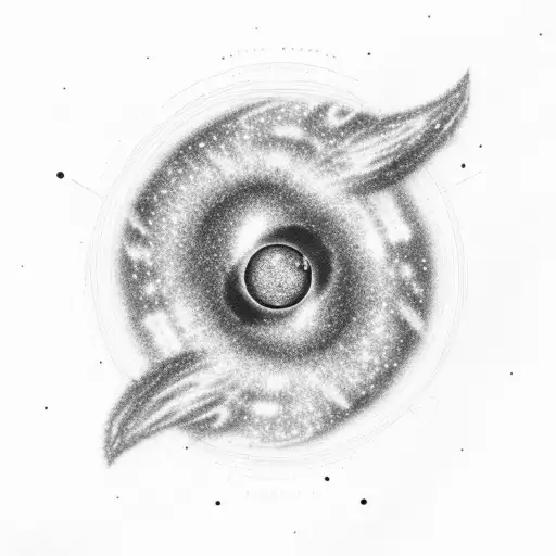 Black Hole In Center Of Galaxy