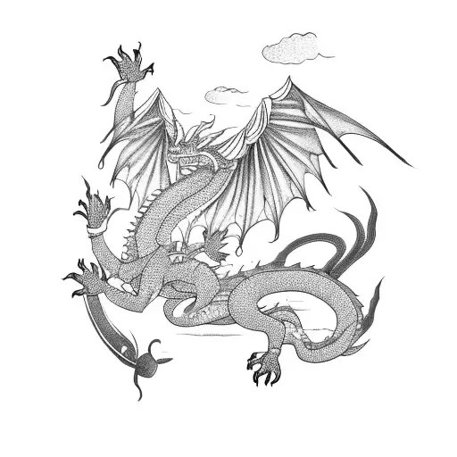 Dragon With Rice Hat