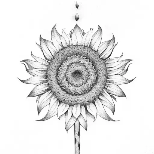 Sunflower And Lavender