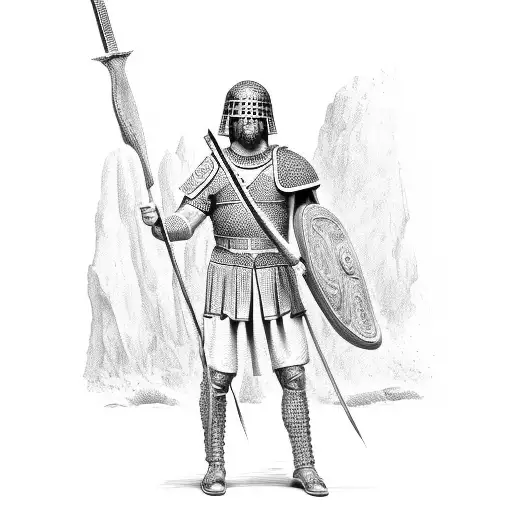 Roman Soldier With Spear
