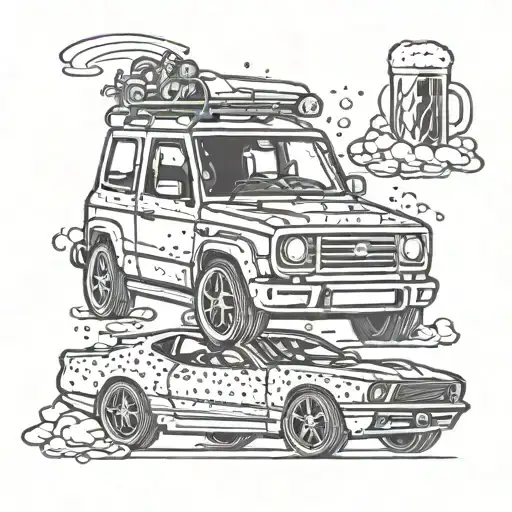 Car Beer Sport