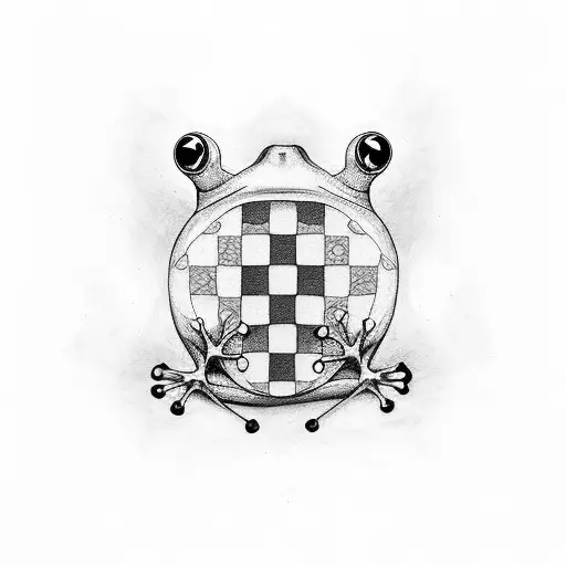 Catalan Flag With Costa Rican Frog And American Mountains