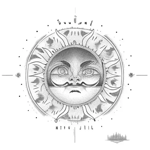 A Sun Rising Over A Vinyl Record With Running Shoes As The Needle