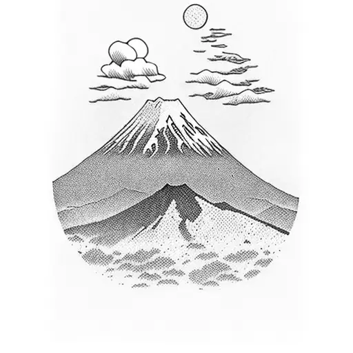 Mount Fuji At Sunset