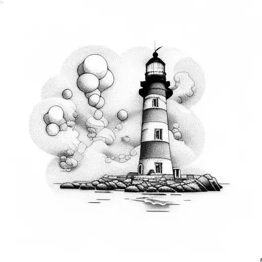 Lighthouse With Initial Incorporated