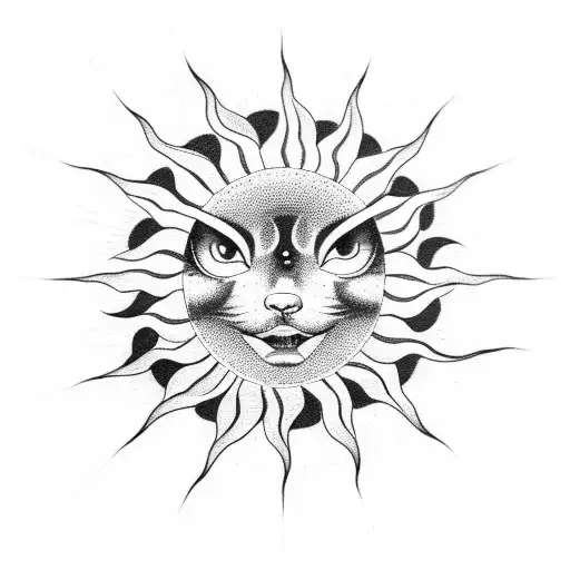 Sun With Drishyana Written As The Rays