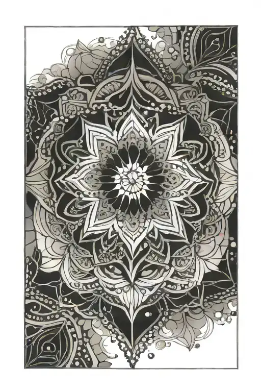 Mandala Geometric Gothic