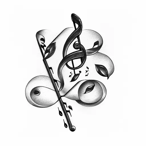 Music Notes With Mental Health Recovery