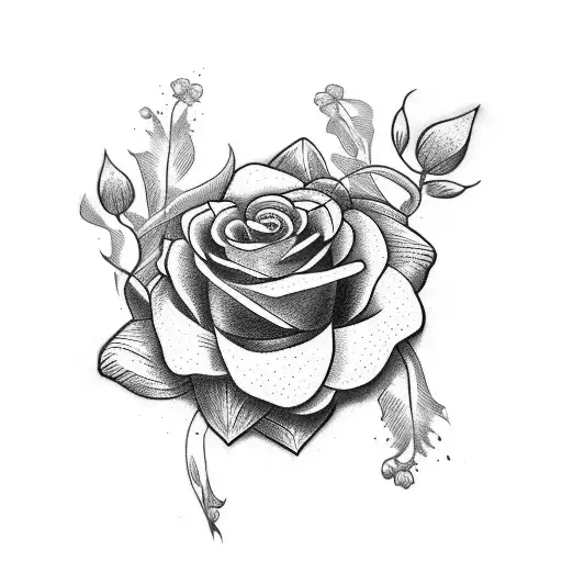 Arm Tattoo Flower With Snake