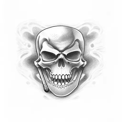 Grim Reaper With A Smile