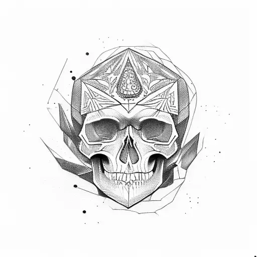 Skull And Triangle