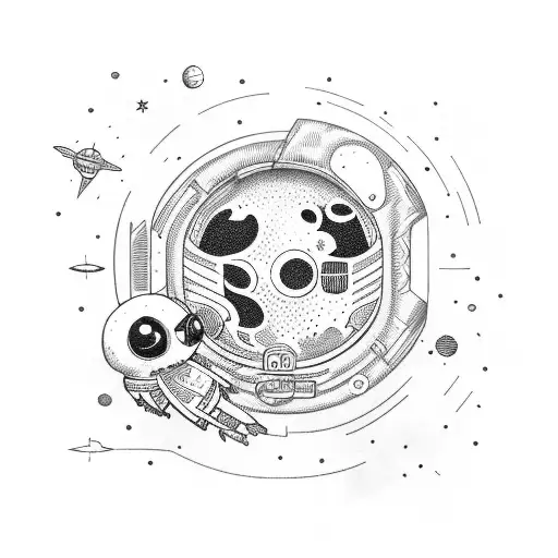 Astronaut In Outer Space