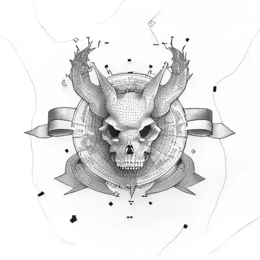 Map With Medial Sign And Music