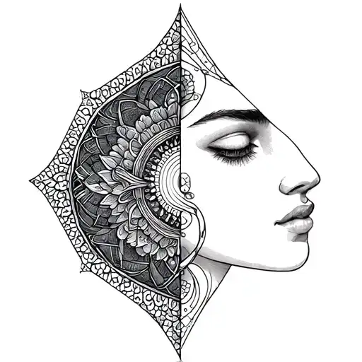 Gemini And Aquarius Patern Geometrical