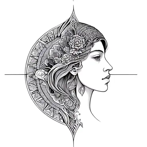 Gemini And Aquarius Patern Geometrical