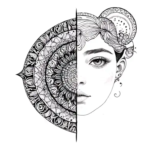 Gemini And Aquarius Patern Geometrical