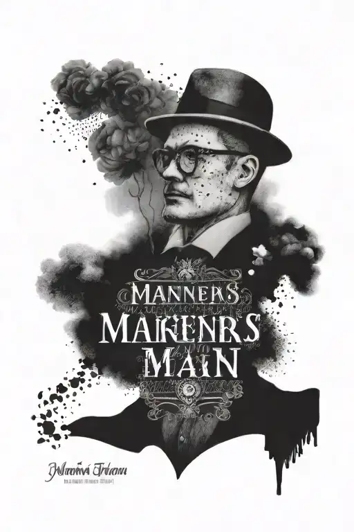 Manners Maketh Man Quote Written