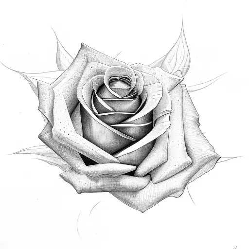 Rose With The Word Madilyn As The Stem