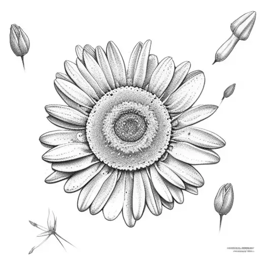 Daisy With Love Betty On The Stem