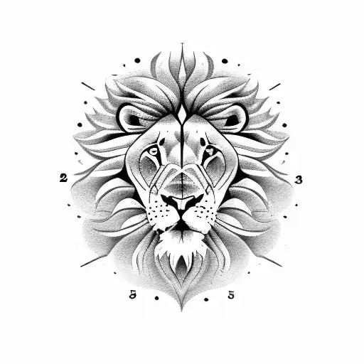 Half Lion Half Old Clock