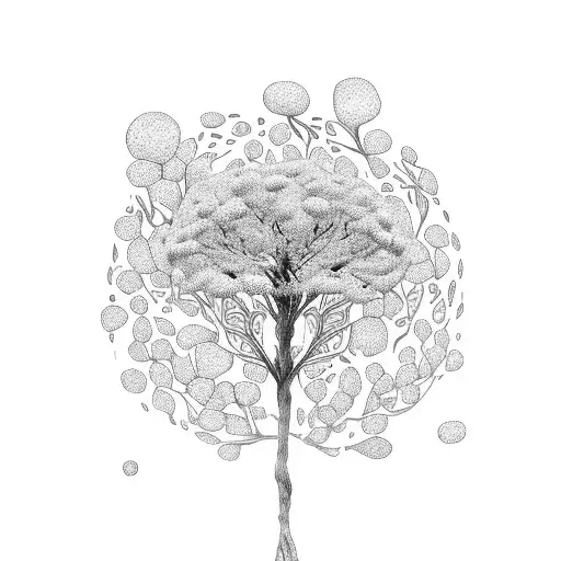 Electronic Tree With Flowers