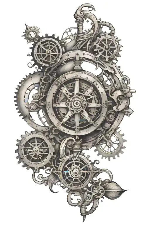 Steampunk Libra Zodiac Sign