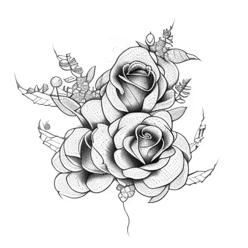 Flowers Barbed Wire Snake