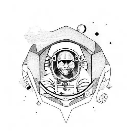 Astronaut Cicuit Sleeve Design