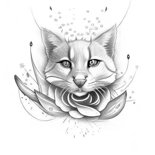 The Word Kinsley With Water Lillys And Fireworks