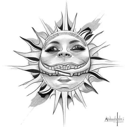 A Mouth Swallows The Sun