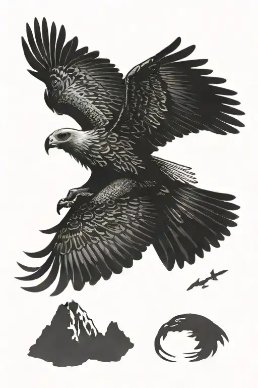 Compas Condor Eagle Flying