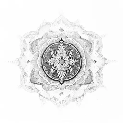 Sleeve Mandala Chakra Buddha Pomegranate And Armenian Themes