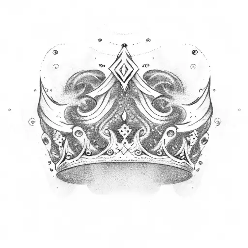 Ocean Wave Crown Heart