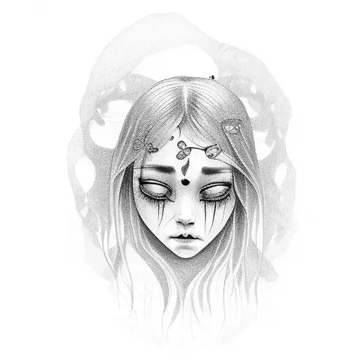 Beautiful Crying Girl