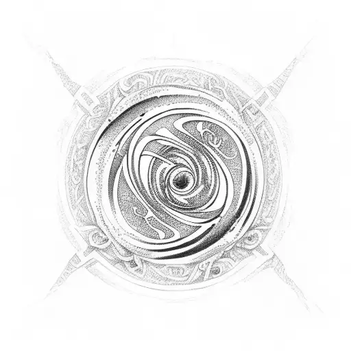 Pictish Swirl With Nature