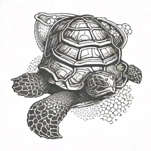 Turtle Crawling Trough Open Window