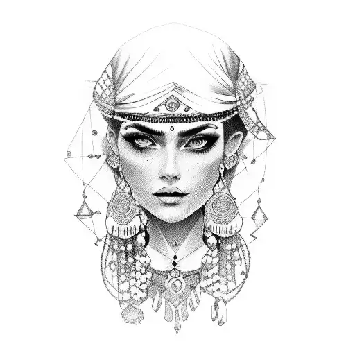 Beautiful Gypsy Woman