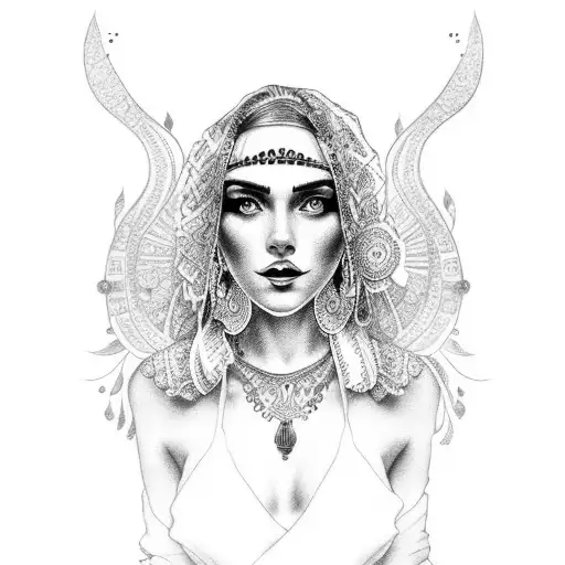 Beautiful Gypsy Woman