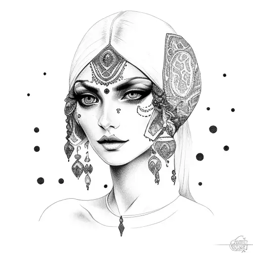 Beautiful Gypsy Woman