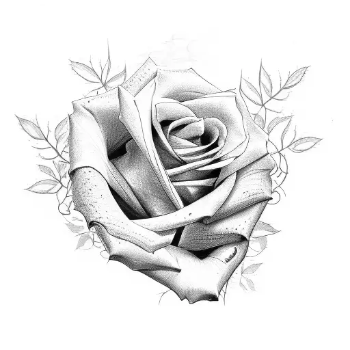 Roses Vines Thorns Blood With Intitials Rjm On The End Vine