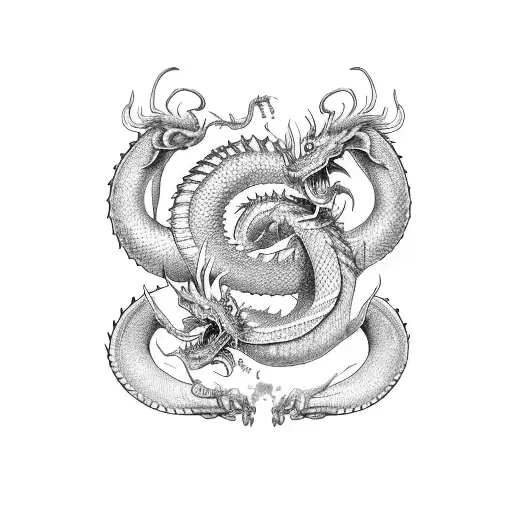 A Dragon Ouroboros For The Bicep