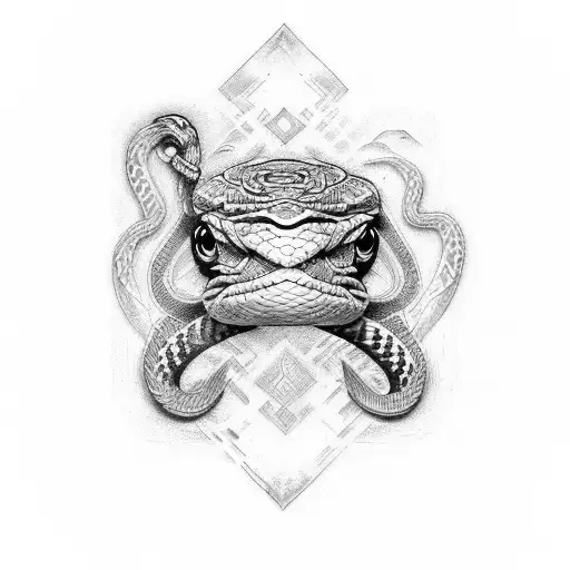 Polinesia Maori And Snake