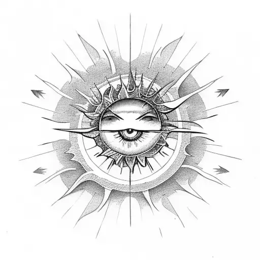 Sword Sun And Moon Eye