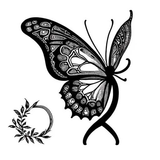 Celtic Symbol Strength Plants Butterfly