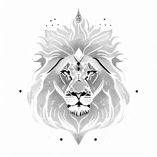 Peace Symbol With Lion