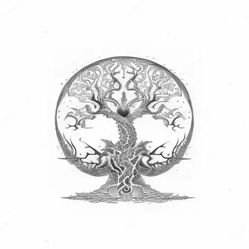 Book Reading Dragon Tree Of Life