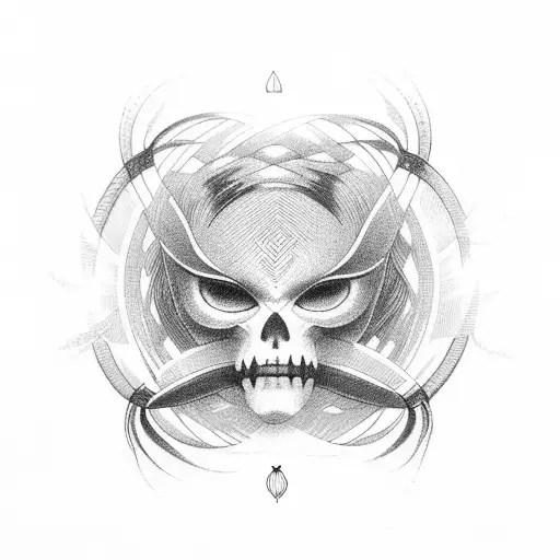 Infinity Symbol With A Feather As A Part Of It