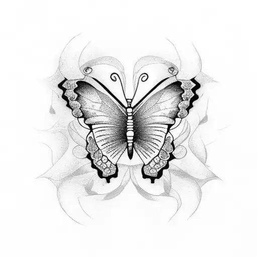 Flower Butterfly Coi Fish