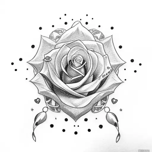 Majoras Mask With White Rose